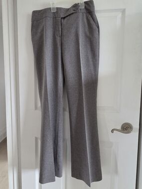 Suzy Shier Gray Women's Tailored Dress Trousers